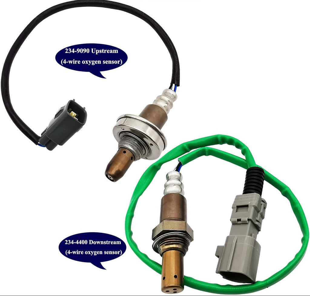 2Pcs Air Fuel Ratio & O2 Sensor for Toyota Prius & Prius V 1.8L Hybrid (10-16) | 234-9090 234-4400