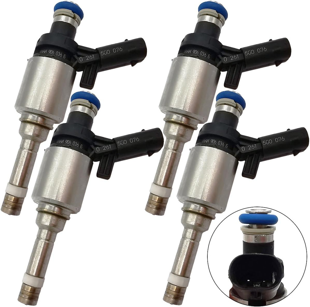 4Pcs Fuel Injectors for VW CC Eos GTI Tiguan Golf Beetle Jetta Passat Audi A3 A4 Q5 2.0T | 06H906036G