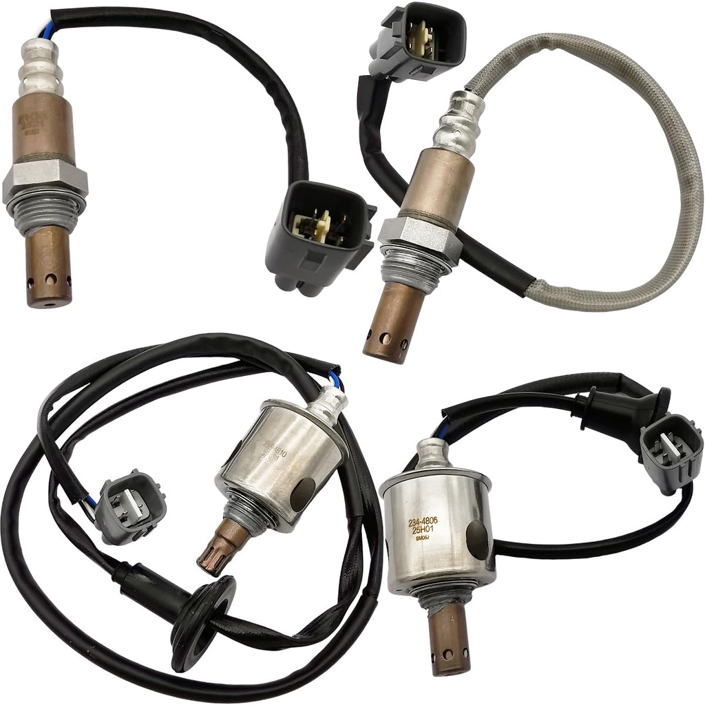 4Pcs Oxygen Sensor Set for Lexus GS300 3.0L V6 AWD (2006) - 234-9058 234-9051 234-4810 234-4806