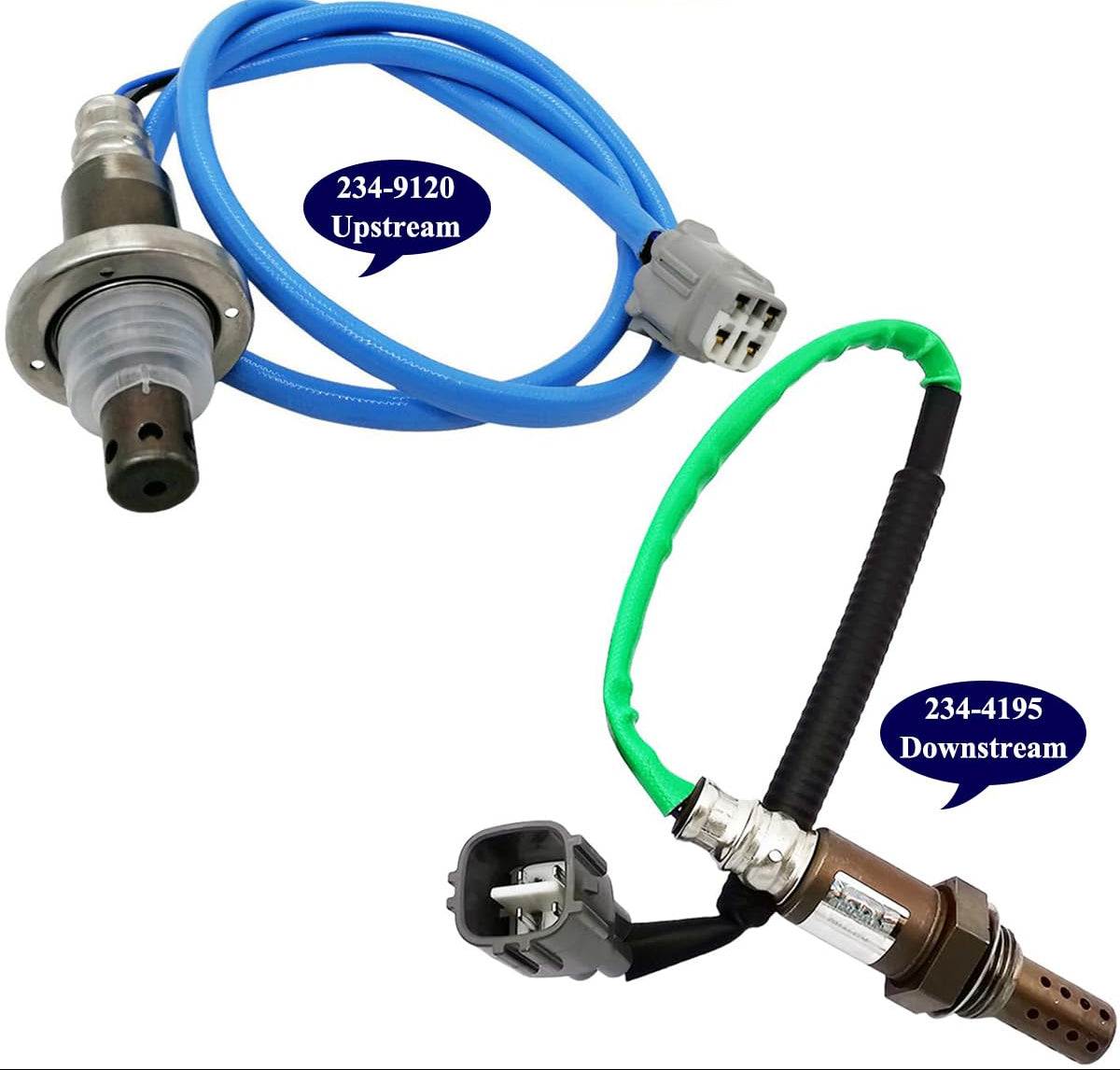 2Pcs Air Fuel Ratio & O2 Sensor for Subaru Forester Impreza 2.5L (2008-2010) 22641AA211, 22641AA32A