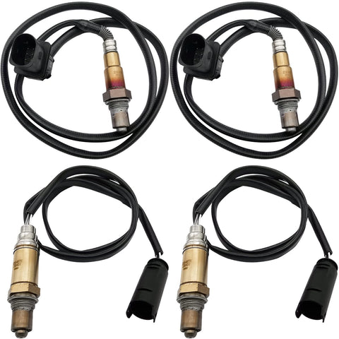 4Pcs Upstream Downstream Oxygen O2 Sensor for 2003 BMW 325Ci 325i 330Ci 330i 525i 2.5L 3.0L BMW X3 L6 3.0L | 234-5137 234-4473