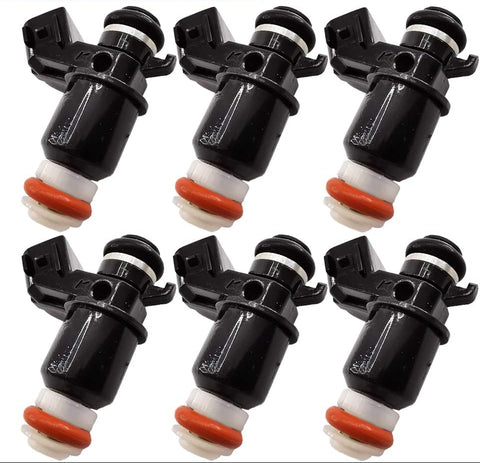 Suitable for 6Pcs Fuel Injector Set for Honda Gold Wing GL1800 Motorcycle | 16450MCA013 16450MCA003