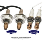 4Pcs Air Fuel Ratio & O2 Sensor Set for Nissan Murano 3.5L V6 (2012-2014 AWD Only) | 234-9106 234-4595