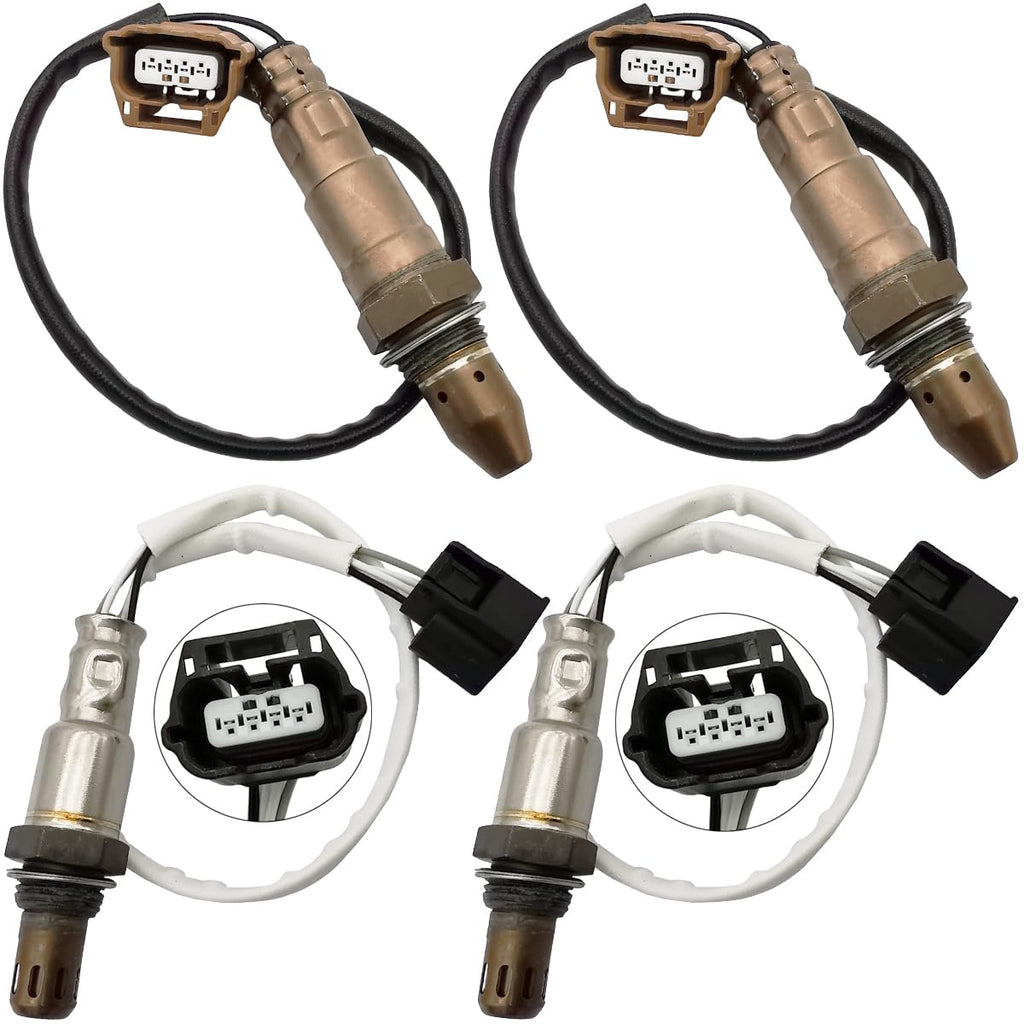 4Pcs Upstream Downstream Oxygen O2 Sensor for Infiniti JX35 2013 QX60 2014 3.5L, for 2013-2014 Nissan Altima Pathfinder 2014 Quest 3.5L 2 * 234-9135 234-4595 234-4599