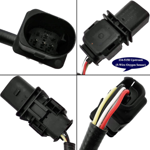 2Pcs Air Fuel Ratio & O2 Sensor for Mercedes CLA250 GLA250 & Infiniti QX30 2.0L Turbo | 234-5158 234-4839