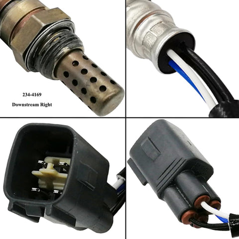 4Pcs Upstream & Downstream Oxygen O2 Sensor for Toyota Tundra 4.7L V8 4WD (2003-2004) | 234-4169, 234-4161, 234-4162