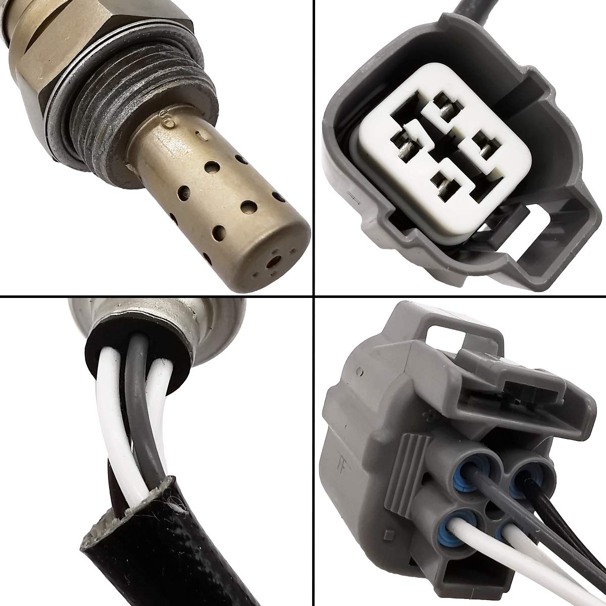 2Pcs O2 Sensor Upstream & Downstream for Honda Civic 1.7L (D17A7 Engine Only) 234-4092 234-4123