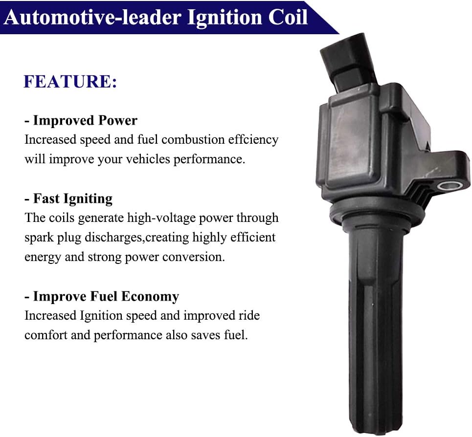 6Pcs Ignition Coil Pack for Chevrolet Colorado GMC Canyon Hummer H3 3.7L L5 (2007-2012) | 12612369 UF497