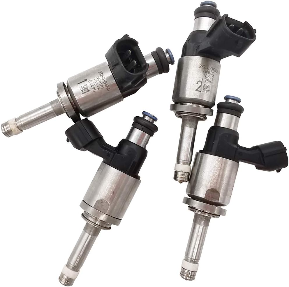 4Pcs Fuel Injectors Nozzle for Toyota Avalon Camry Highlander Sienna Tacoma 3.5L V6 (2016-2019) | 23250-0P090 FJ1407