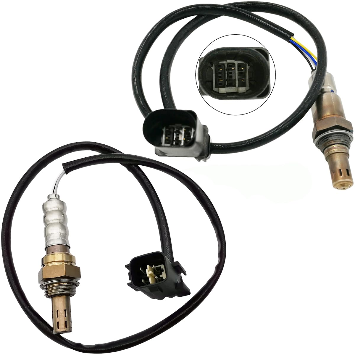 2Pcs 234-5044 234-4238 Upstream Downstream Oxygen O2 Sensor for Hyundai Genesis Coupe 2.0T 2.0L-l4 Gas 2013 2014