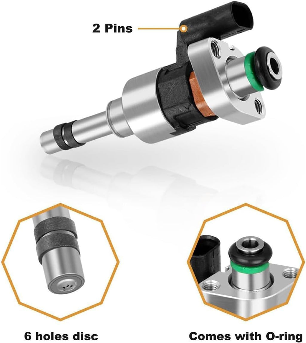 Fuel Injectors Nozzles for Chevy Equinox Malibu Cruze Encore GMC Terrain Buick Encore 2.4L Ecotec | 12644767 FJ1293