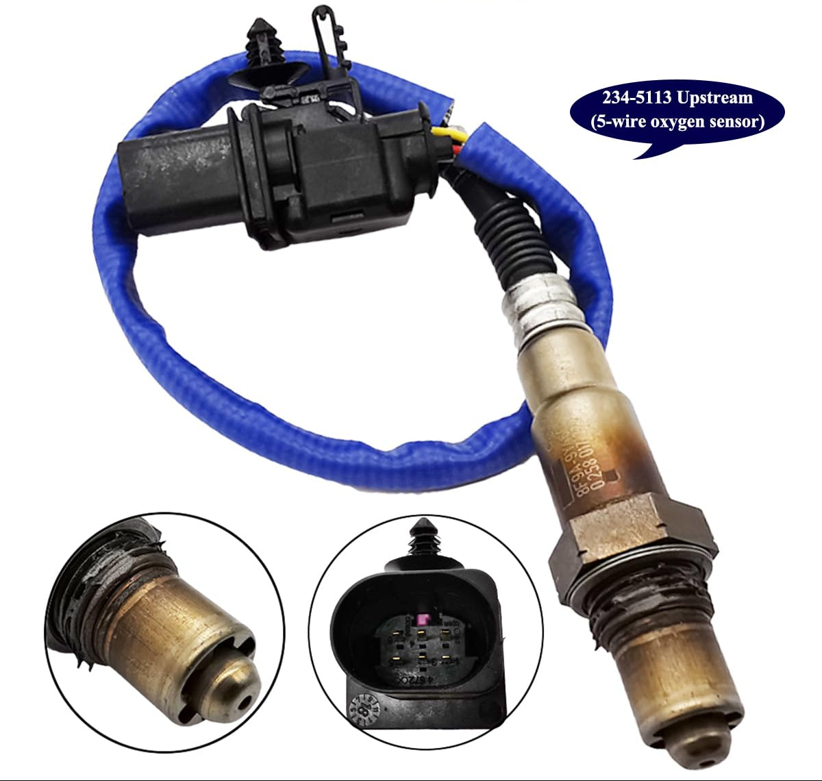 2Pcs Air Fuel Ratio & O2 Sensor for Ford Focus Fusion 1.6L 2.0L - 8F9Z-9F472-H CV6Z-9G444-A