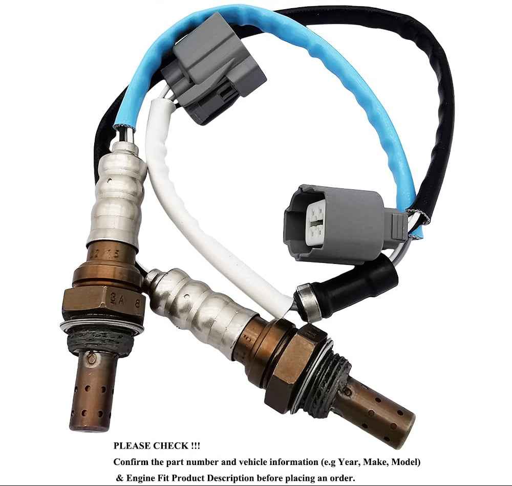 2Pcs 234-4220 234-4733 Upstream Downstream O2 Oxygen Sensor Replacement for Honda Civic 1999 2000
