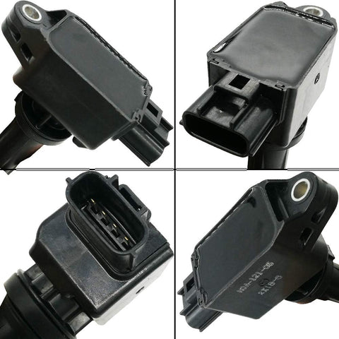 Suitable for 4Pcs Ignition Coils Pack for Mazda 3 6 CX-3 CX-5 CX-9 2.0L 2.3L 2.5L Skyactiv | PE20-18-100 H6T61171