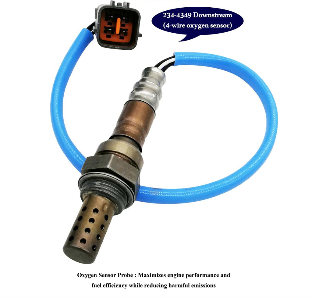 Suitable for 2Pcs Air Fuel Ratio & O2 Sensor for Mazda RX-8 1.3L R2 Rotary (09-11) | 234-9102 234-4349