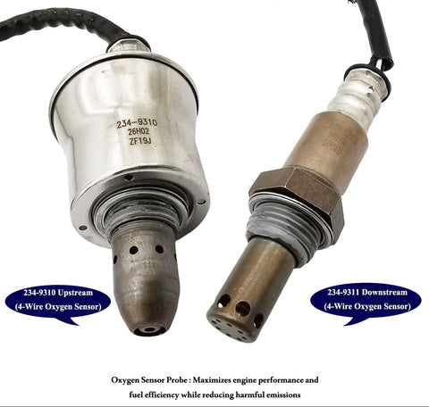2Pcs 234-9310 234-9311 Upstream Downstream Oxygen O2 Sensor for Lexus LS500 3.5L V6 Turbocharged 2018 2019 2020 2021 2022 2023 2024 8946750110, 894675012, 8946750130, 8946750140