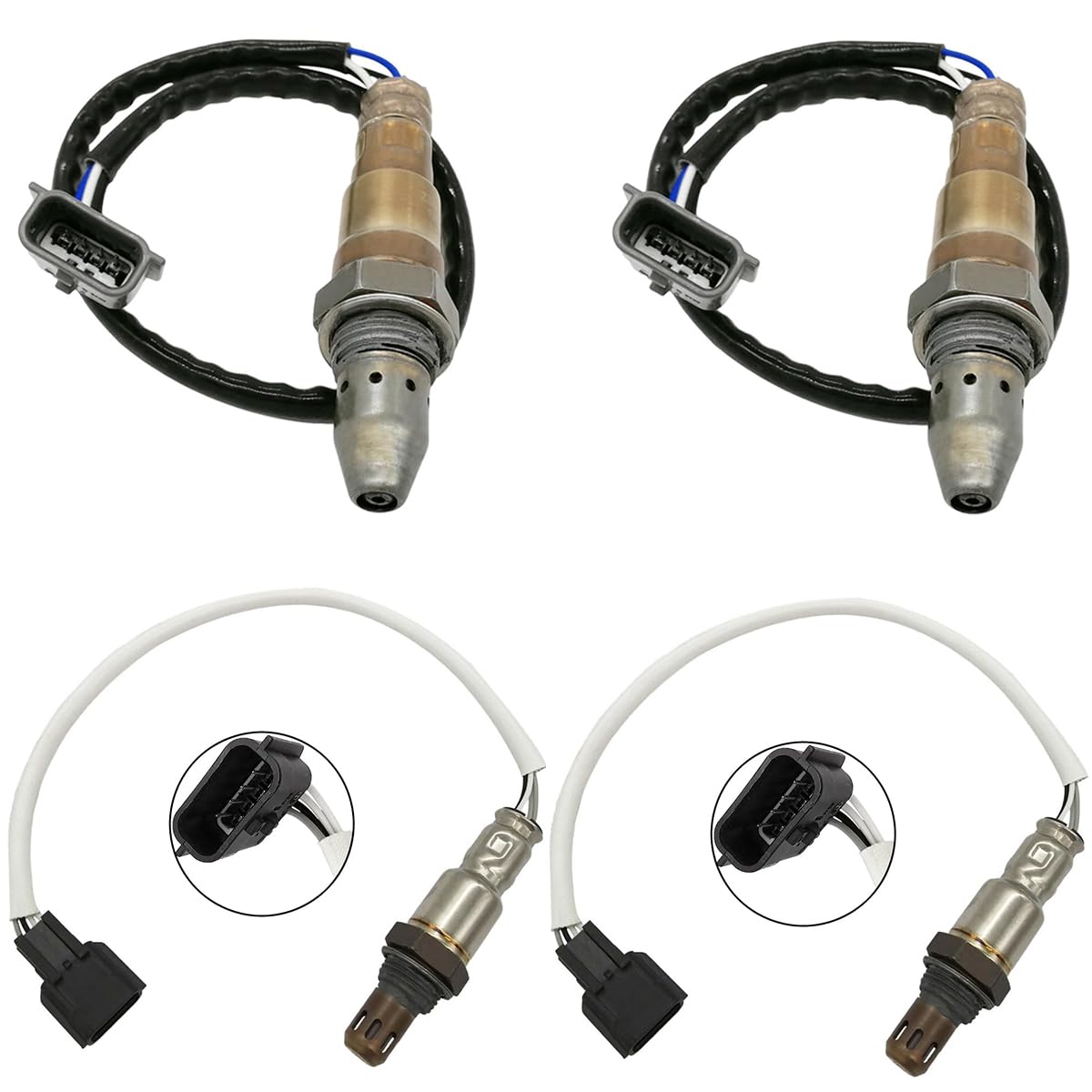 4Pcs Air Fuel Ratio & O2 Sensor for Nissan Frontier Xterra 4.0L (2015-2019) 22693-4BA0A 226A0-9BF0B