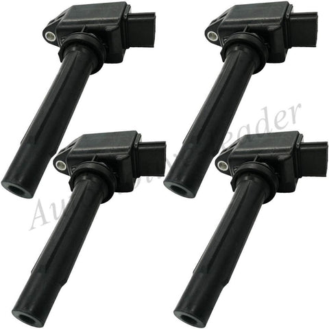 Suitable for 4Pcs Ignition Coils Pack for Mazda 3 6 CX-3 CX-5 CX-9 2.0L 2.3L 2.5L Skyactiv | PE20-18-100 H6T61171