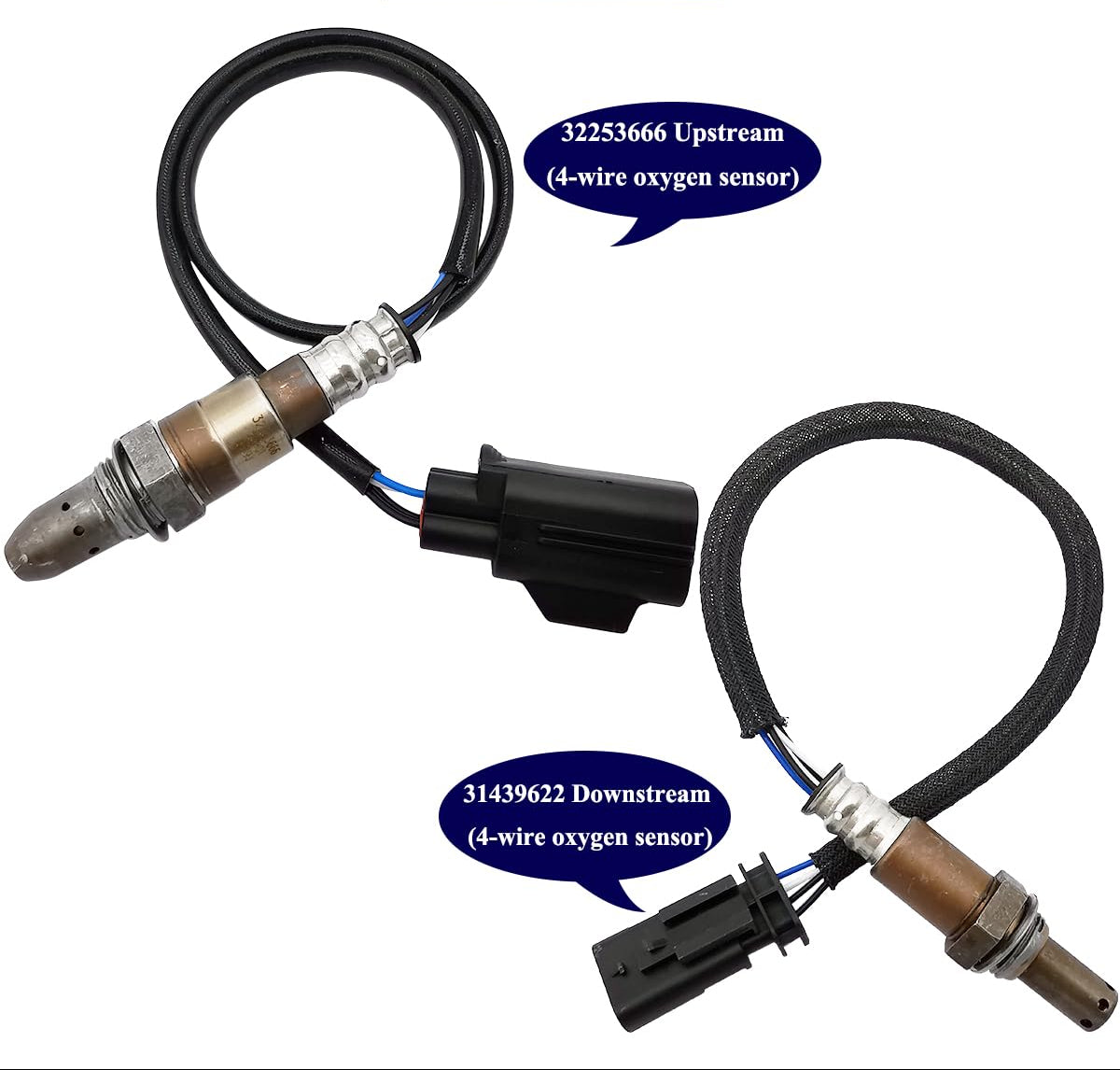 2Pcs O2 Sensor Upstream & Downstream for Volvo XC60 2.0L Turbo (2018-2021) 32253666 31439622