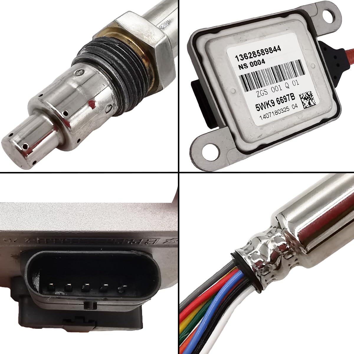 Rear Nitrogen Oxide NOx Sensor for BMW 328d xDrive 2.0L X5 xDrive35d 3.0L (2009-2017) | 13628589844