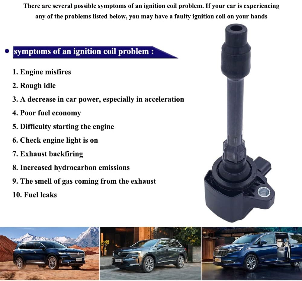 4Pcs Ignition Coil for Honda Civic 2.0L & Fit 1.5L (2015-2020) - 30520-5R0-003