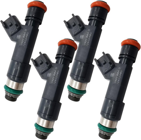 4Pcs Fuel Injector Set for Chevy Malibu Cobalt Pontiac G6 2.2L 2.4L | 12602480 FJ985