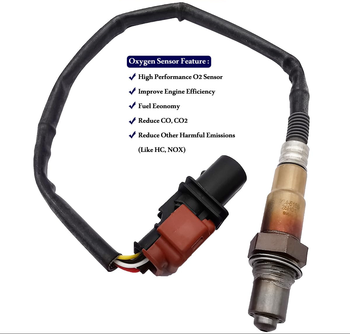 2Pcs O2 Sensor Up & Do for Jaguar XF 2.0L Turbo (2013-2015) 234-5155 234-4793