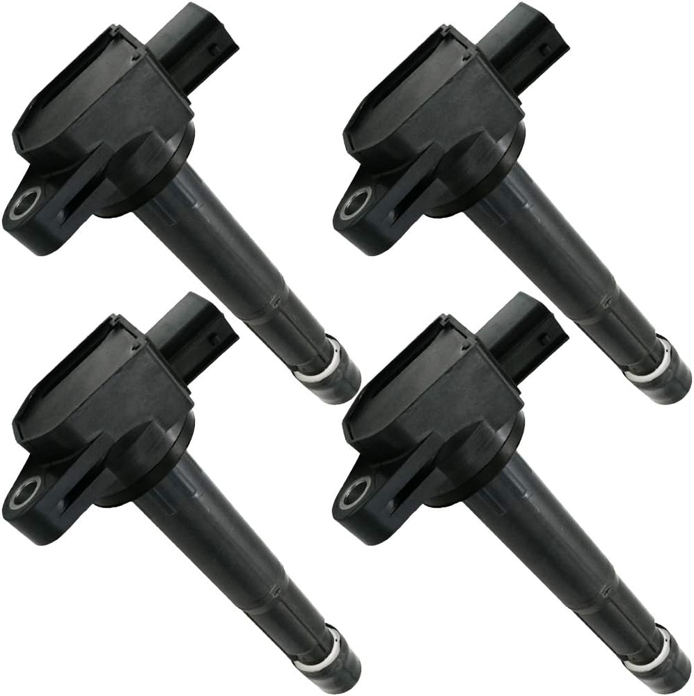 4Pcs Ignition Coils for Acura RSX Honda Accord Civic CR-V Element 2.0L 2.4L (2002-2011) | 099700-070 30520-PNA-007