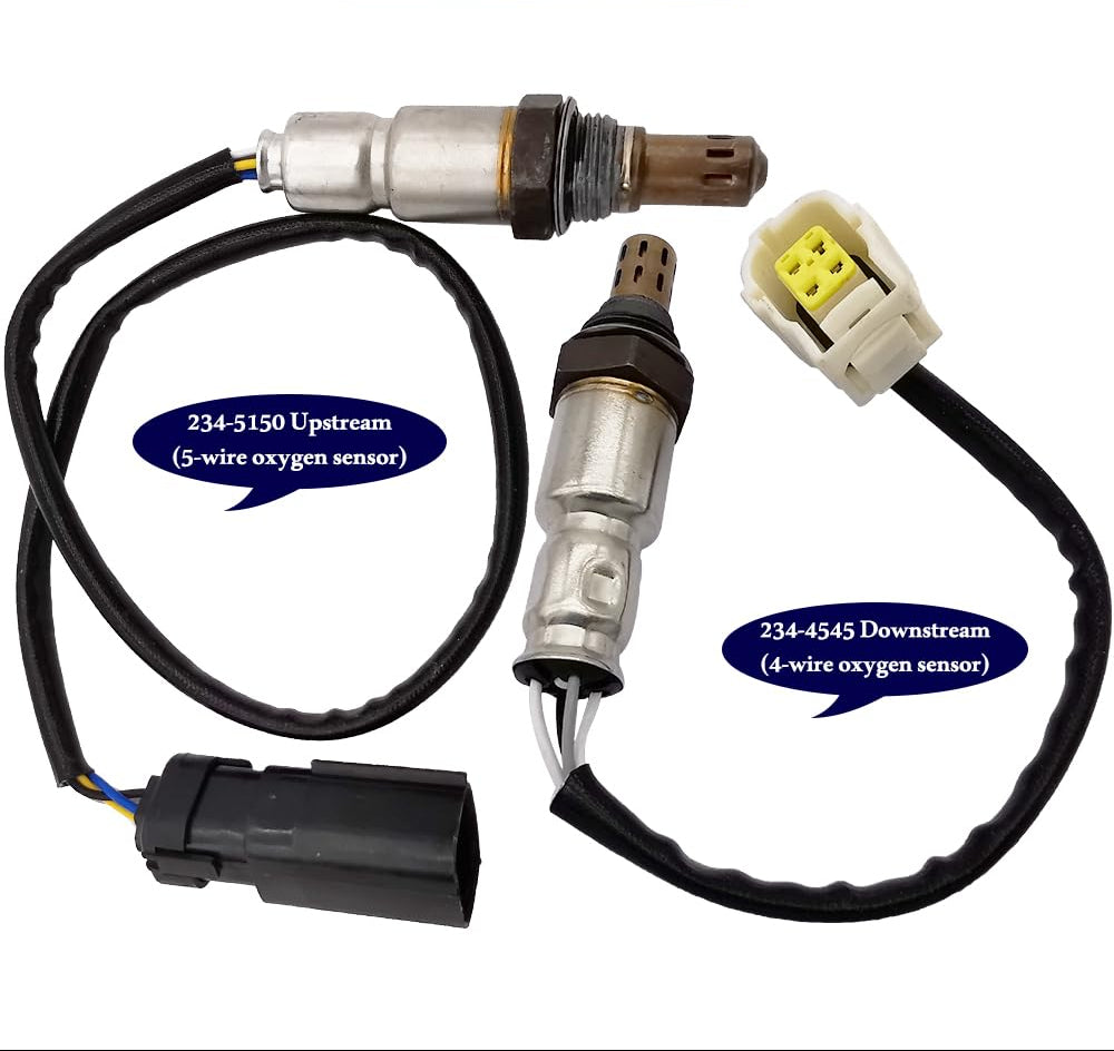 Suitable for 2Pcs O2 Sensor for Jeep Cherokee Renegade 2.4L (2014-2020) | 234-5150 234-4545