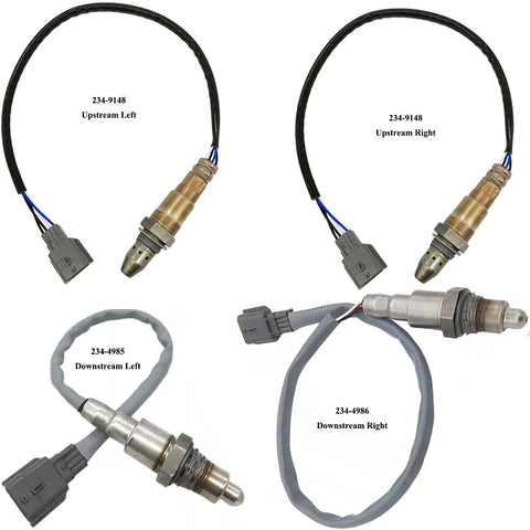 4Pcs O2 Sensor for Nissan Altima Maxima Pathfinder V6 (2015-2019) | 234-9148 234-4985 234-4986