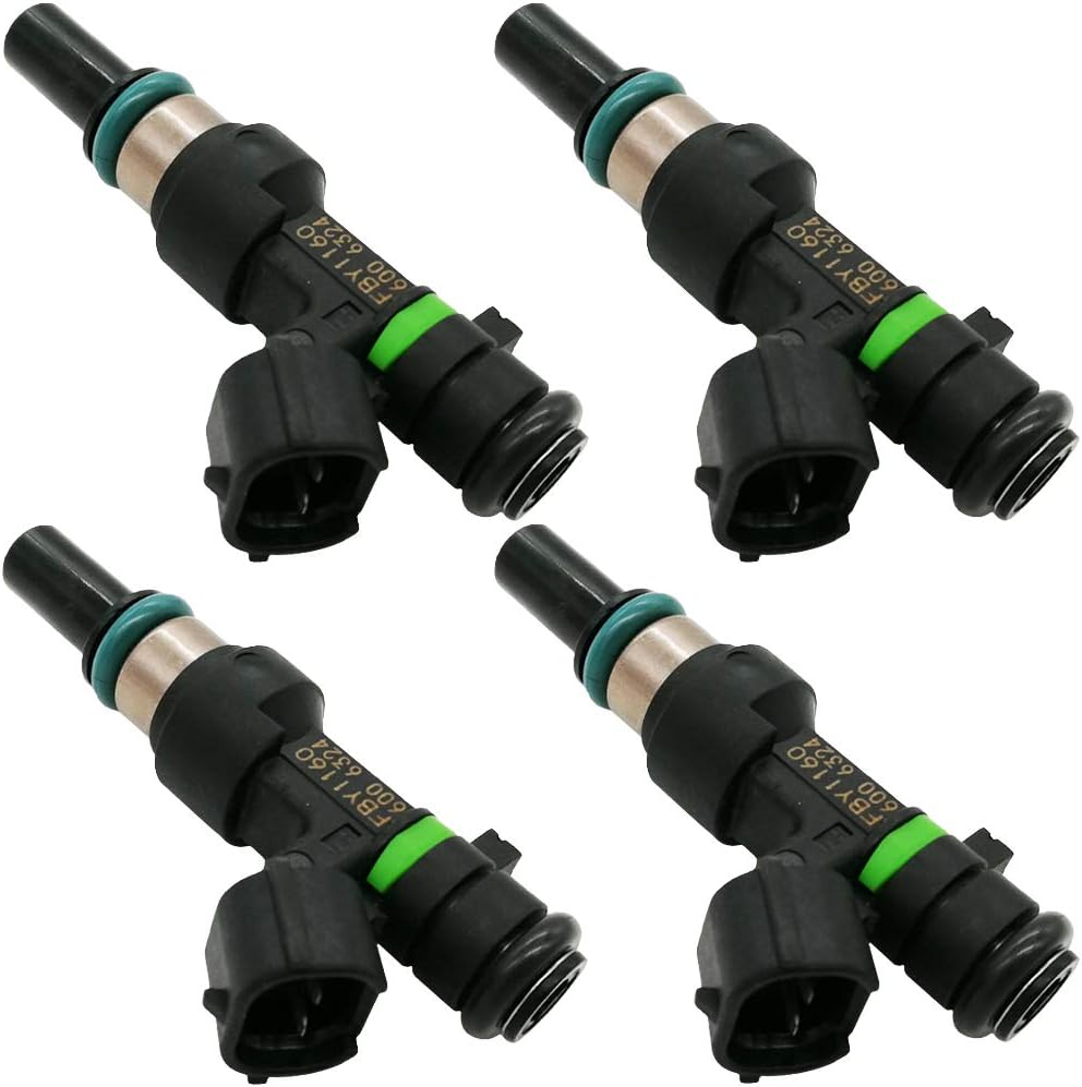 4Pcs Fuel Injectors for Nissan Versa 1.6L L4 HR16DE (2009-2011) | FJ1075 16600-ED000