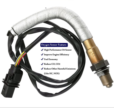 2Pcs Wideband A/F & O2 Sensor for Mercedes C250 SLK250 1.8L Turbo (2012-2015) | 234-5064 234-4585