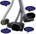 4Pcs Wideband O2 Sensor for BMW 128i 328i X3 X5 (E90/E82) | 234-5138, 234-5139, 234-4876, 234-4892