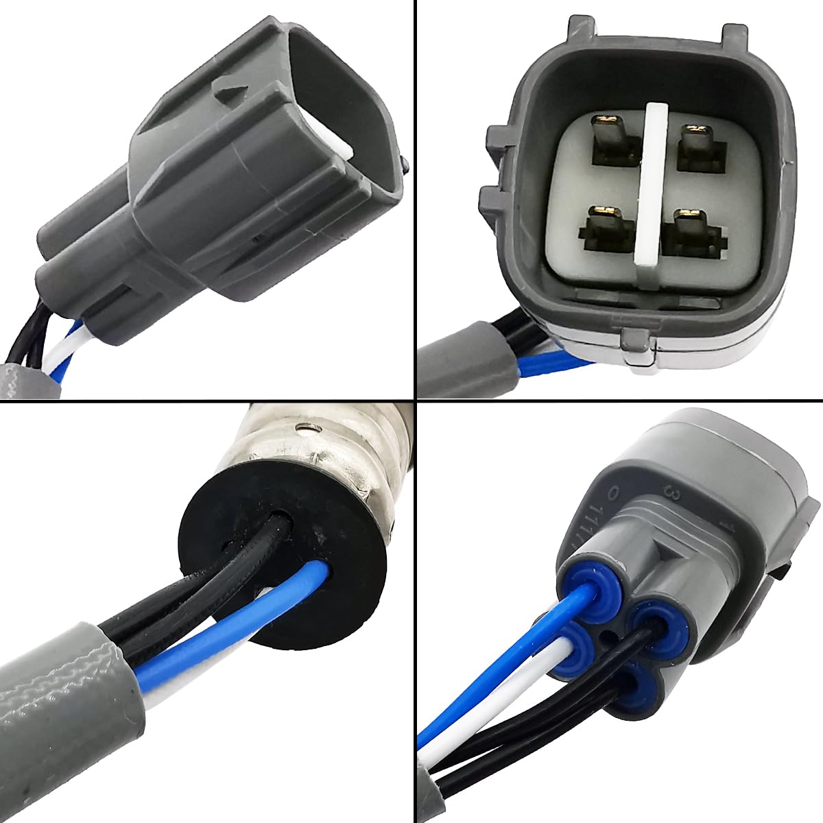 2Pcs Air Fuel Ratio & O2 Sensor for Toyota Highlander Sienna Lexus RX350 V6|234-9158 234-9161