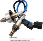 2Pcs 234-9119 234-4350 Upstream Downstream Oxygen O2 Sensor Fits for Honda Civic 1.8L 2015-2012, for Acura ILX 2.0L 2013-2014 36531-R1A-A01 36532-RNA-A01 36531-R3A-G01 36532-RMX-A01