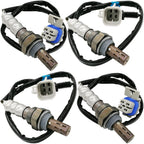 4Pcs 234-4668 234-4651 Upstream Downstream Oxygen O2 Sensor for Buic k Rainier, Chevro let Malibu Silverado SSR Trailblazer, Gmc Envoy Sierra, Isuzu Ascender, Pontia c G6
