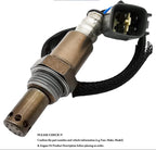 4Pcs 234-9310 234-9311 Upstream Downstream Oxygen O2 Sensor for Lexus LS500 3.5L V6 Turbocharged 2018 2019 2020 2021 2022 8946750110, 894675012, 8946750130, 8946750140