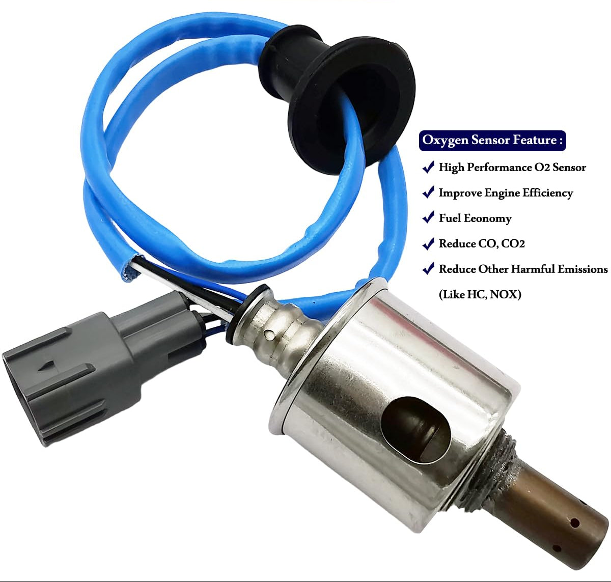 234-8007 Downstream Oxygen O2 Sensor for Lexus GS350 2016-2020, for IS300 IS350 RC300 RC350 2018-2024 8946530B40, 8946530B50, 234 8007