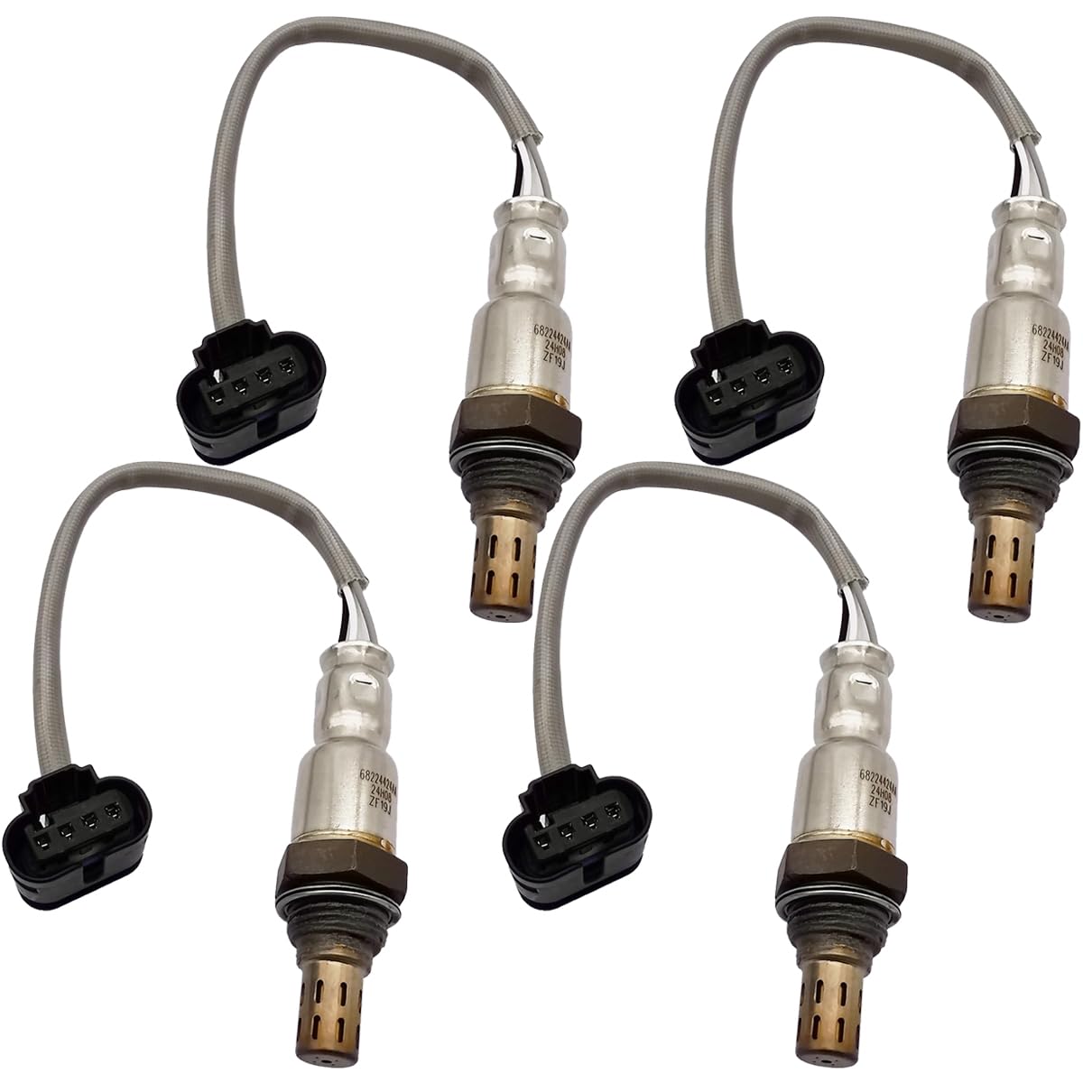 4Pcs 68224424AA Oxygen O2 Sensor for Jeep Gladiator 3.0 3.6L Wrangler JL 3.6