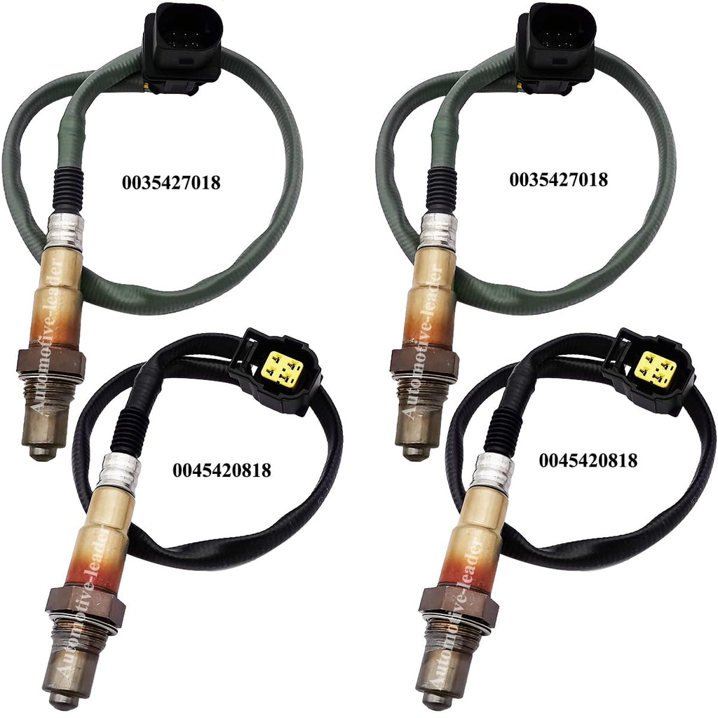 4Pcs Oxygen Sensor Set for Mercedes Benz C300 E350 ML350 (W204/W212) - 234-5096 234-4896