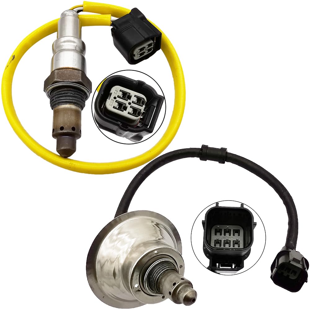 2Pcs Air Fuel Ratio & O2 Sensor for Honda Civic CR-V 1.5L Turbo (2016-2021) 234-5724 234-8027