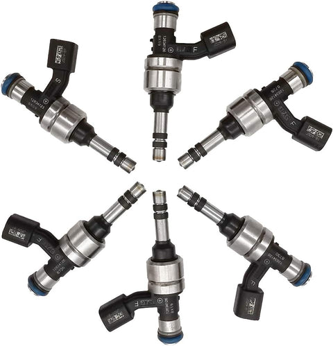 6Pcs Fuel Injectors for Cadillac CTS SRX Chevy Camaro GMC Canyon 3.0L 3.6L | 12634126, FJ1157