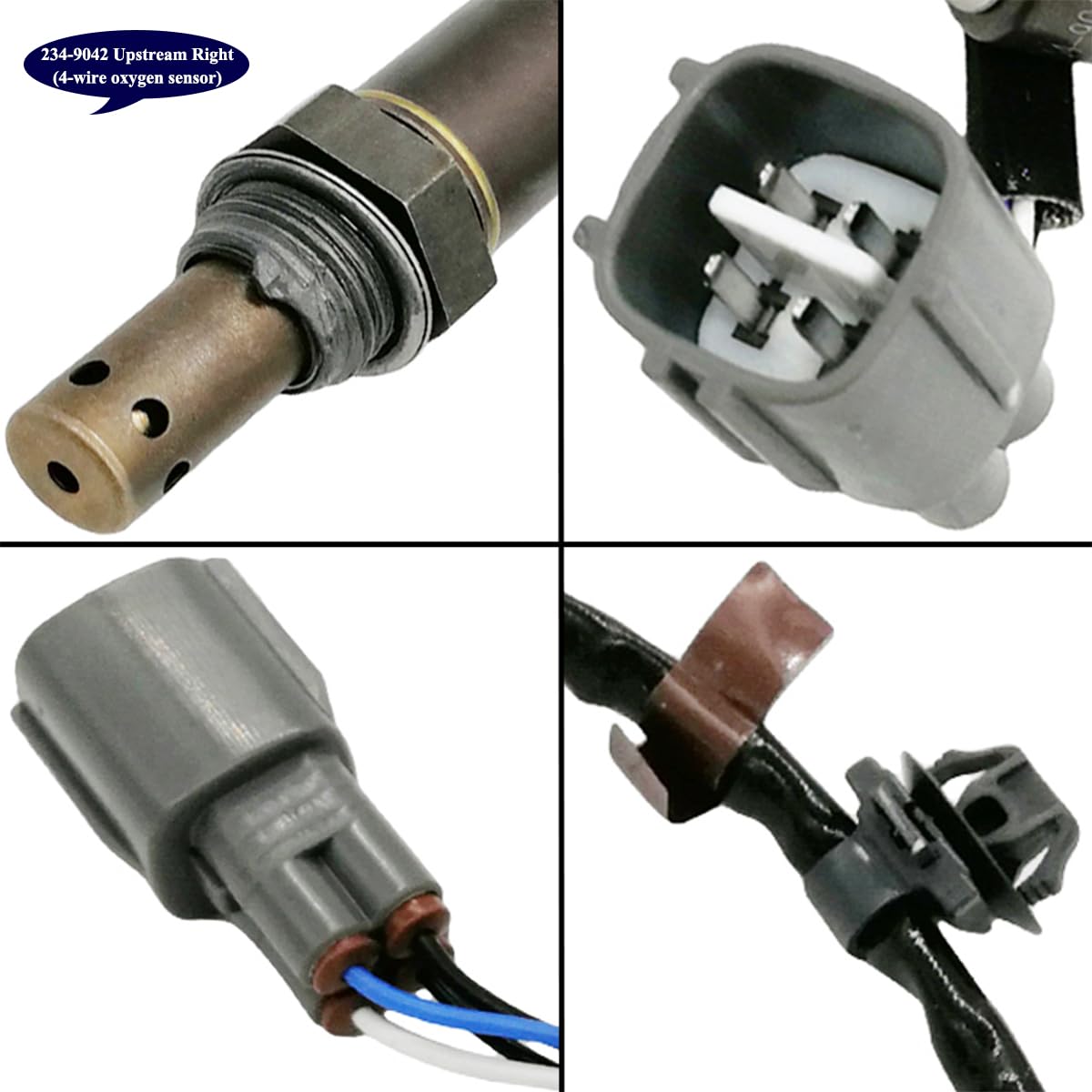 Suitable for 4Pcs O2 Sensor for Lexus RX350 3.5L (2010-2012 USA Built) | 234-9049 234-9042 234-4509 234-4416