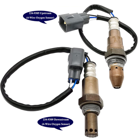 2Pcs 234-9305 234-9309 Upstream Downstream Oxygen O2 Sensor for Lexus LS500H 3.5L V6 2018 2019 2020 2021 2022 2023 2024 89467-11010 89467-50100