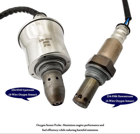 2Pcs 234-9310 234-9306 Upstream Downstream Oxygen O2 Sensor for Lexus LS500 3.5L V6 Turbocharged 2018 2019 2020 2021 2022 2023 2024 8946750110, 8946750120, 8946750150, 8946750160