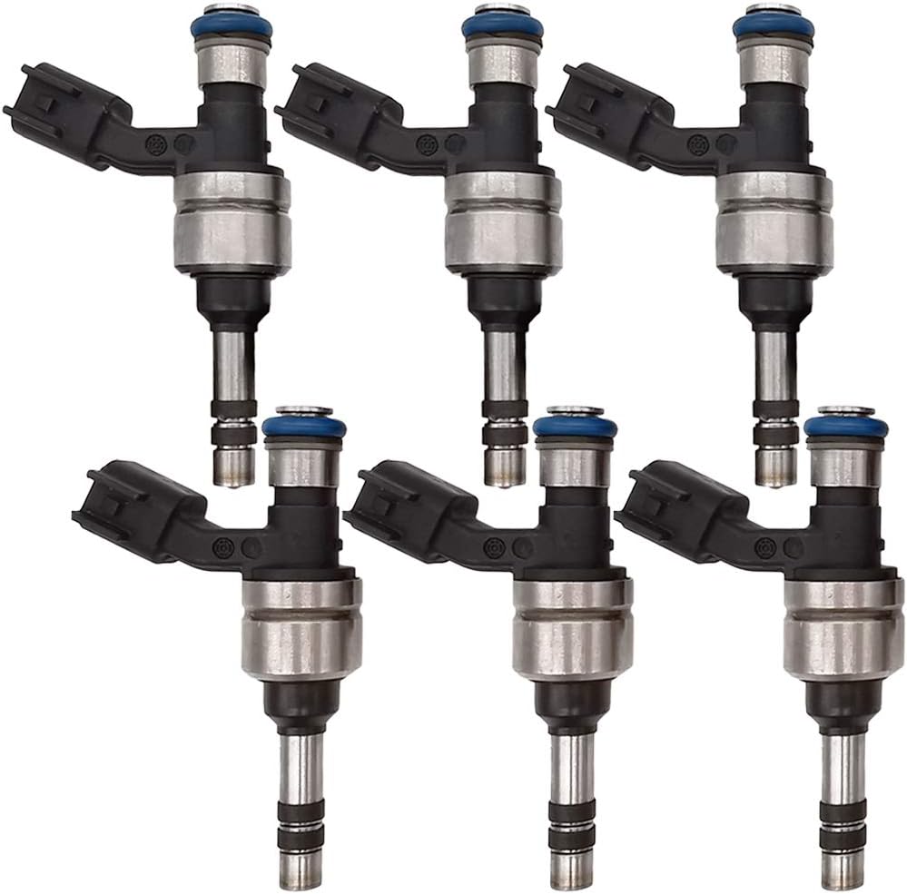 6Pcs Fuel Injectors for Cadillac CTS SRX Chevy Camaro GMC Canyon 3.0L 3.6L | 12634126, FJ1157