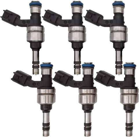 6Pcs Fuel Injectors for Cadillac CTS SRX Chevy Camaro GMC Canyon 3.0L 3.6L | 12634126, FJ1157