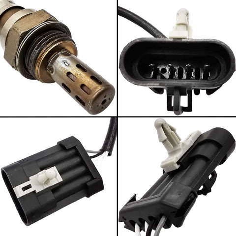 4Pcs 234-4012 234-4018 O2 Sensor Upstream Downstream Oxygen Sensor Replacement for GMC Sierra 1500 Chev-y Silverado 1999 2000 2001 2002