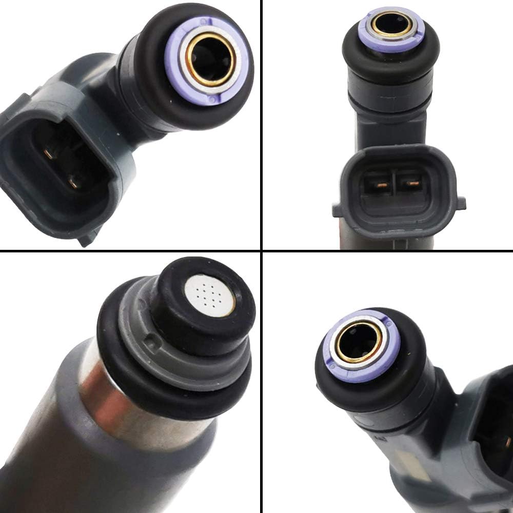 8Pcs 16600-ZJ50A FJ1076 Fuel Injectors 12 Holes Engine Nozzles Compatible for Nissan 2006-2015 Armada 8 Cyl Titan VK56DE 5.6L-V8, 2016-2018 Frontier VQ40DE 4.0L