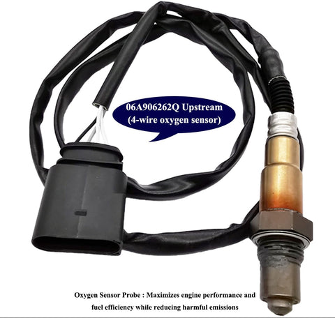2Pcs O2 Sensor Upstream & Downstream for Audi TT VW Jetta Golf 1.8T | 234-4809 234-4808